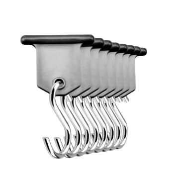 16 Pack RV Markise kroker for lett camping, fest lys Clip Hanger Sølv