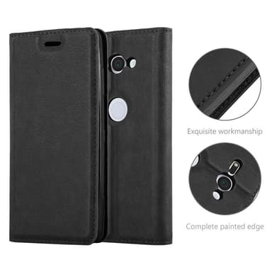 lommebokdeksel Sony Xperia XZ2 COMPACT case (svart)
