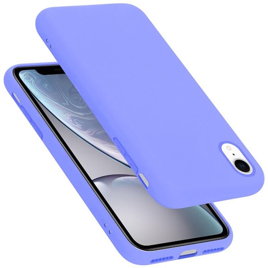 iPhone XR silikondeksel case (lilla)