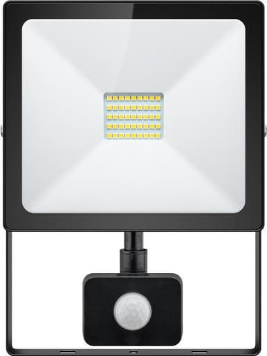 LED-lyskaster, 30 W, Slim Classic, med bevegelsessensor