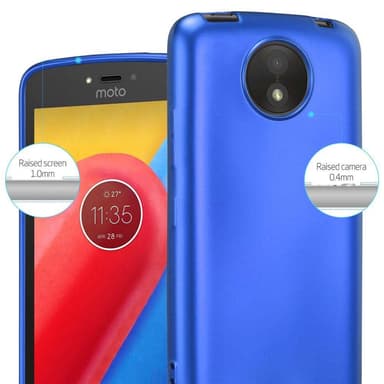 Motorola MOTO C PLUS Deksel Case Cover (blå)