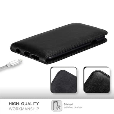 iPhone 6 / 6S deksel flip cover (svart)