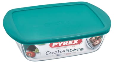 Pyrex Fat rektangulært Klar