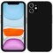 iPhone 11 silikondeksel case (svart)
