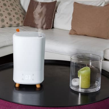 Ultrasonisk luftfukter Air&Me Solnan. Fylles fra toppen