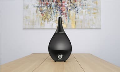 Air&Me Gota luftfukter med HygroSmart og hygrostat, sort