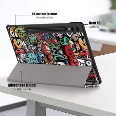 Aktiv deksel Samsung Galaxy Tab S9 FE - Graffiti
