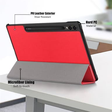 Aktiv deksel Samsung Galaxy Tab S9 FE - Rød