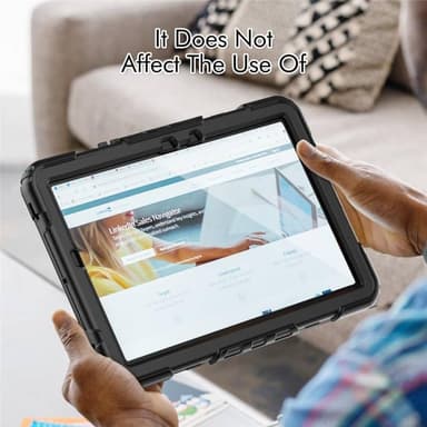 Hybrid deksel med skulderstropp Samsung Galaxy Tab S9 11.0 - Sort