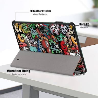 Aktiv deksel Samsung Galaxy Tab S9 FE Plus - Graffiti
