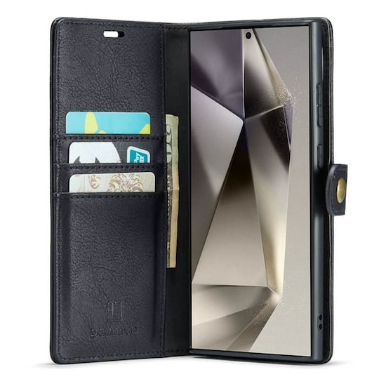 Mobil lommebok DG-Ming 2i1 Samsung Galaxy S24 Ultra - Svart
