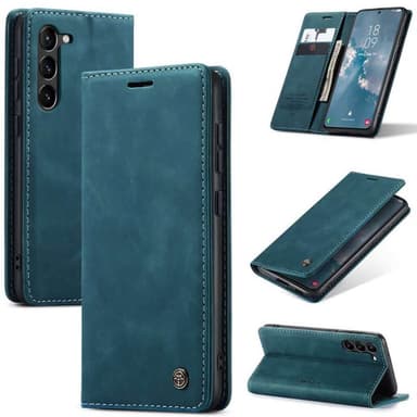 CaseMe Smart Magnet Flipdeksel Samsung Galaxy S24 - Blå