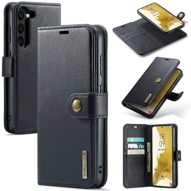Mobil lommebok DG-Ming 2i1 Samsung Galaxy S24 Plus - Svart