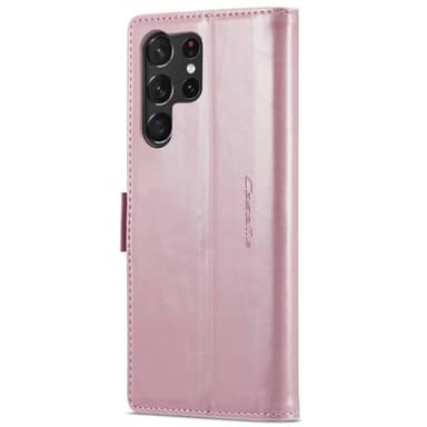 CaseMe Lommebok 2-kort Samsung Galaxy S24 Ultra - Lyserosa