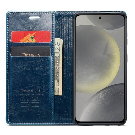 CaseMe Lommebok 2-kort Samsung Galaxy S24 - Blå