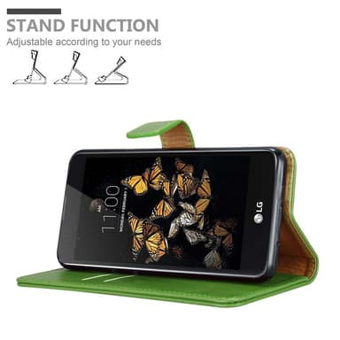 LG K8 2016 lommebokdeksel etui (grønn)