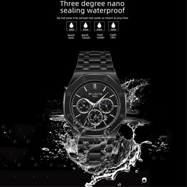 Metal Analog Classic Watch for menn Armbåndsur Armbåndsur