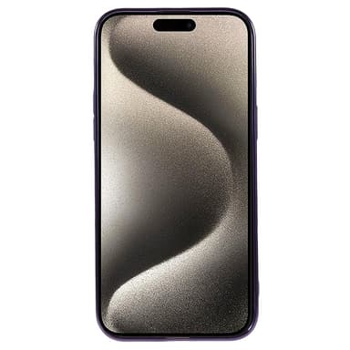 Til iPhone 15 Pro Max TPU-deksel Elektrobelagt Rynket - Lilla