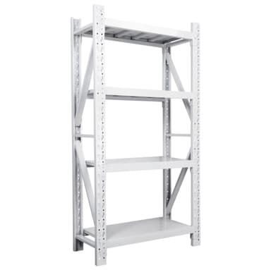 Fornorth Oppbevaringshylle 3200kg, 100x50x200cm, Hvit