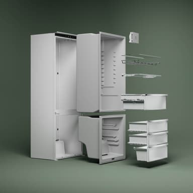 Electrolux Kombiskap ENC8MD19S Integrert