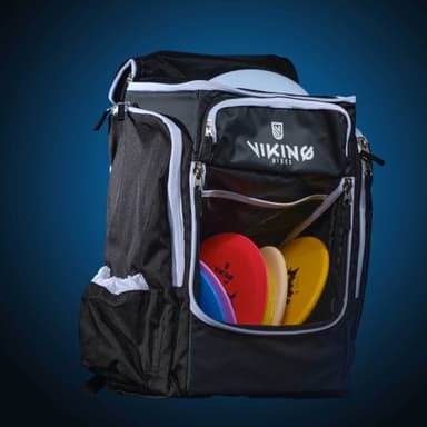 Viking Discs Tour Bag frisbeegolf sekk - Svart hvit