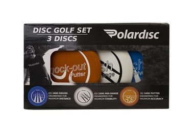 Polardisc Starter Sett med Disc Golf Kurv