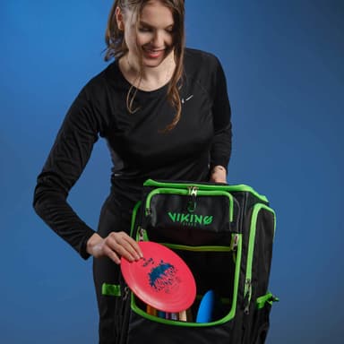 Viking Discs Tour Bag frisbeegolf sekk - Svart hvit