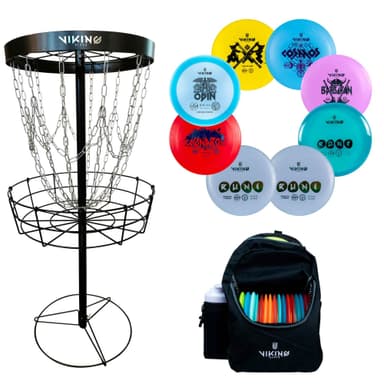 Viking Discs Challenger Frisbeegolf Kurv Pakke