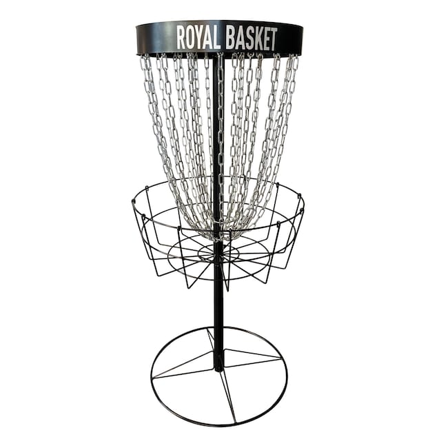 Viking Discs Royal Basket Disc Golf Kurv, Svart Utgave