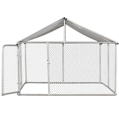 Trekker Hundegård med Tak, 4 x 4m
