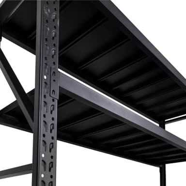 Fornorth Lagerreol 800kg, 200x60x200cm, Svart