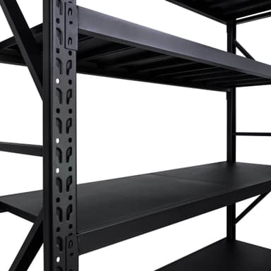 Fornorth Lagerreol 800kg, 200x60x200cm, Svart