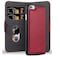 iPhone 6 / 6S lommebokdeksel case (rød)