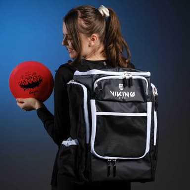 Viking Discs Tour Bag frisbeegolf sekk - Svart/kalk