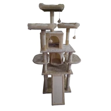Trekker Kattestativ Tårn 170cm, Beige