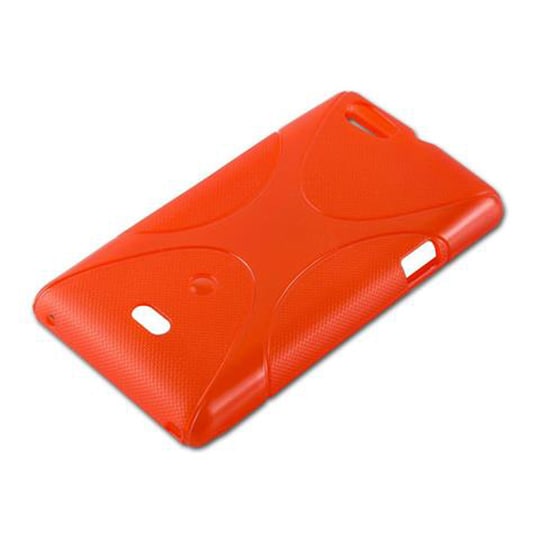 Sony Xperia MIRO Deksel Case Cover (rød)