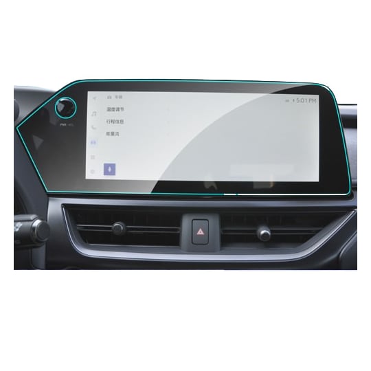 INF Herdet skjermbeskytter for Lexus UX bilnavigasjonsblått lysbeskyttelse