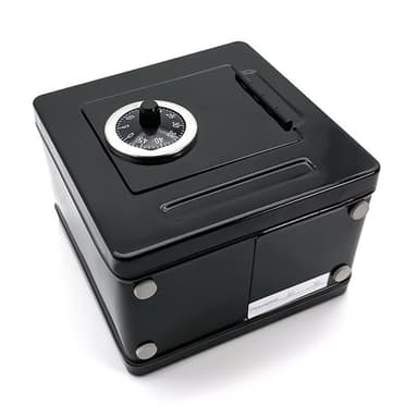 Safe Box Med Kodelås Sikkerhetsboks - Svart