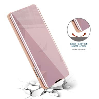 iPhone 14 lommebokdeksel etui (rosa)
