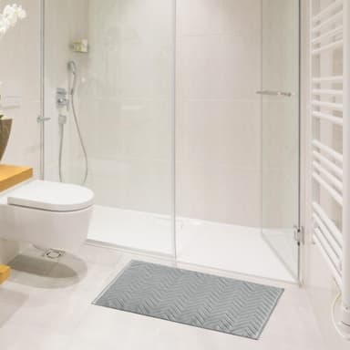 Badematte Dusjmatte (mørkegrå)