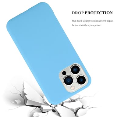 Deksel iPhone 14 PRO Silikon cover (blå)