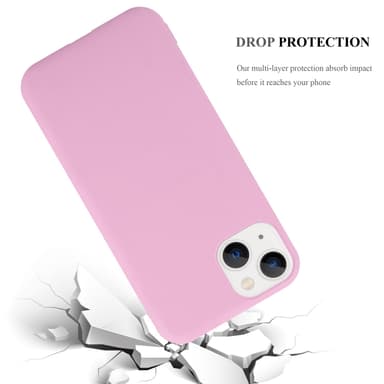 Deksel iPhone 14 Silikon cover (rosa)