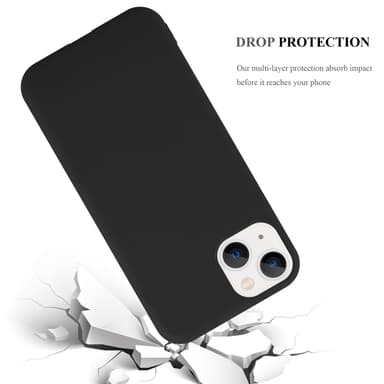 Deksel iPhone 14 Silikon cover (svart)