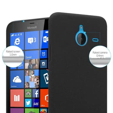 Nokia Lumia 640 XL Hardt Deksel Cover (svart)
