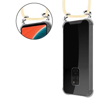 Huawei MATE 20 Deksel med Halskjede (gul)