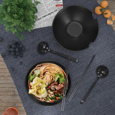 Ramen skål sett i 6 deler med 1000 ml kapasitet
