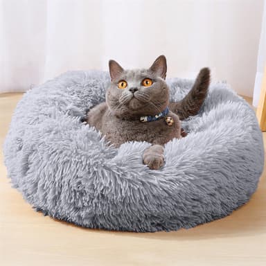 Hundeseng Kattesengepute Hundekattsofa 80cm (lys grå)