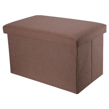 Sammenleggbar Benk 49x30x30 cm Krakk Seteterning (brun)