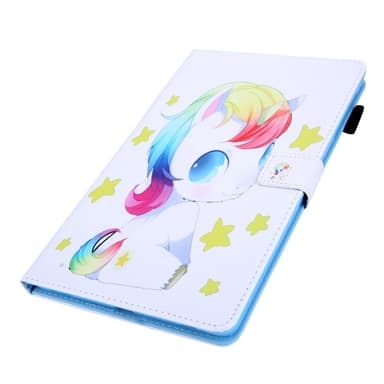Samsung Galaxy Tab A9 Sammenleggbart Veske Kortholder - Babyhest