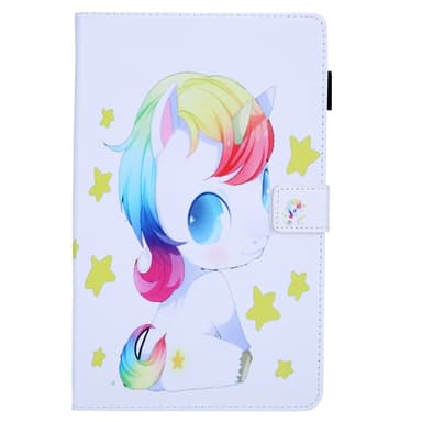 Samsung Galaxy Tab A9 Sammenleggbart Veske Kortholder - Babyhest